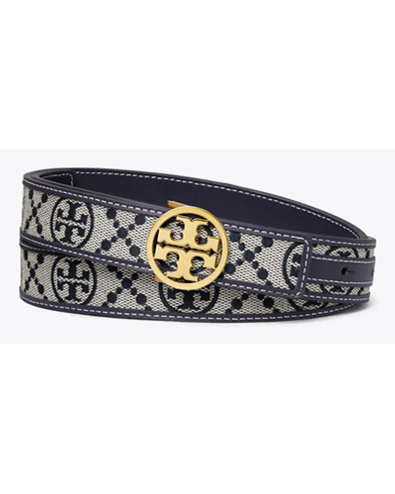 Tory Burch 1" Miller Monogram Belt Tory