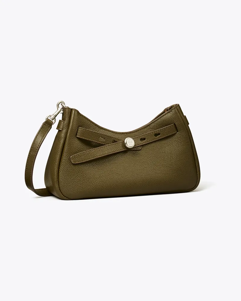 Tory Burch Damen Romy Crossbody Bag mit Reißverschluss oben Leccio