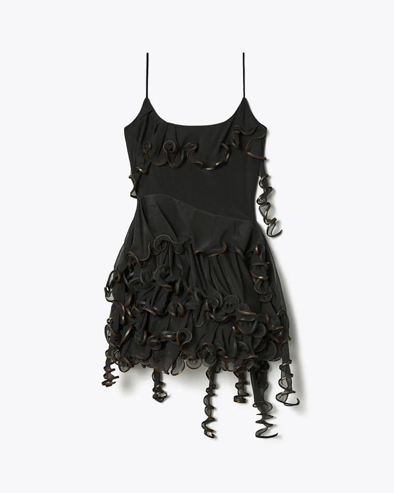 Tory Burch Damen Jellyfish Jerseykleid Black