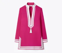 Damen Einfarbige Tunika mit Quasten