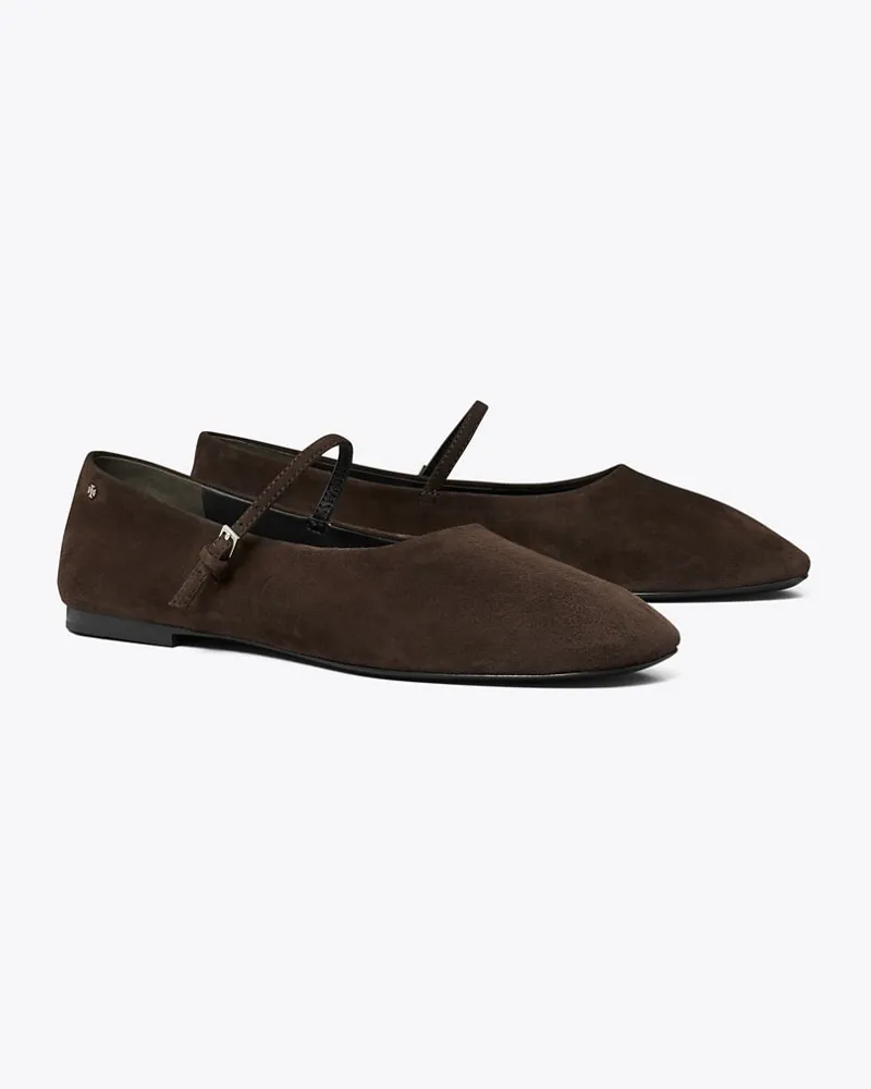 Tory Burch Damen Mary-Jane-Flat Dark