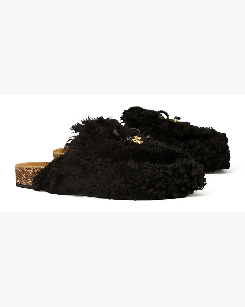 Tory Burch Mammoth Pantolette Mit Tory-Anhänger Perfect