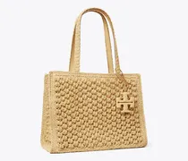 Damen Small Ella Hand-Crocheted Popcorn Tote