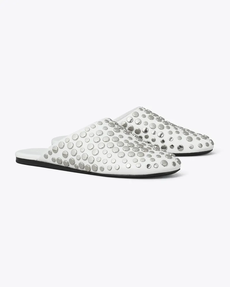 Tory Burch Damen Pantolette mit Nieten Cloud
