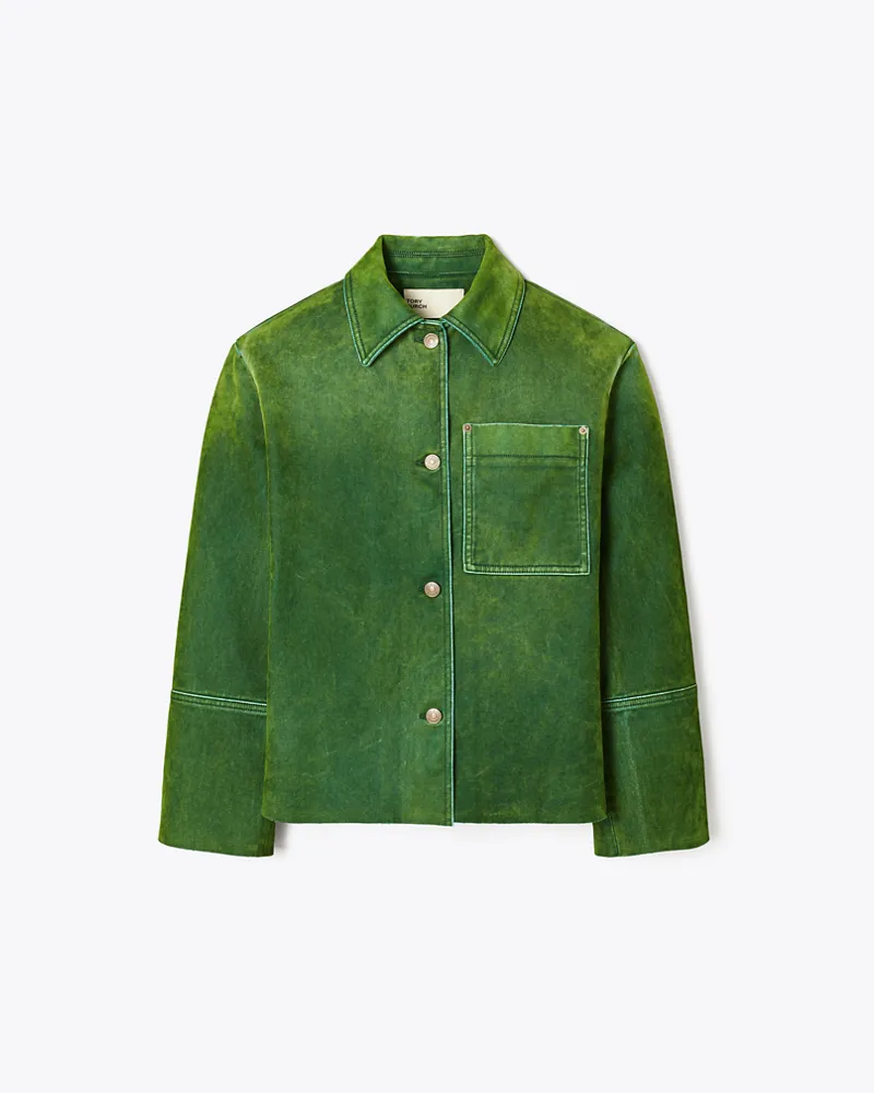 Tory Burch Damen Barn Jeansjacke Soft