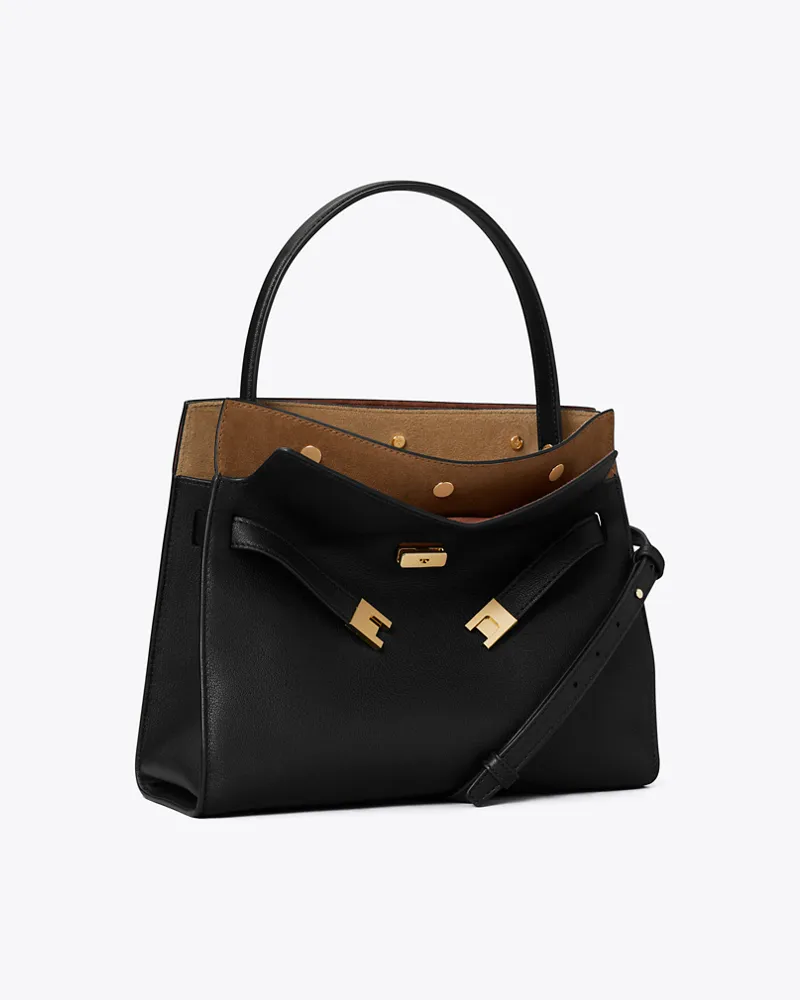 Tory Burch Damen Small Lee Radziwill Double Bag Black