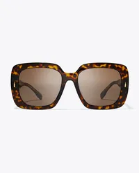 Tory Burch Miller Oversized Square Sunglasses Dark