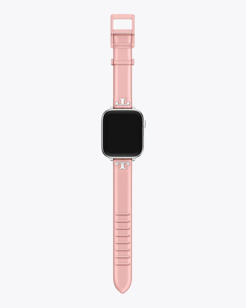 Tory Burch Damen Single-T-Jelly-Armband für die Apple Watch Light