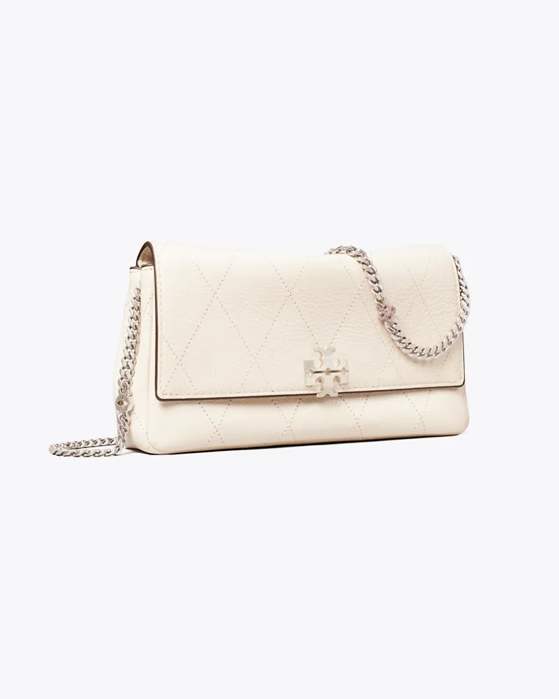 Tory Burch Gesteppte Charlie Crossbody Bag mit Kette Light