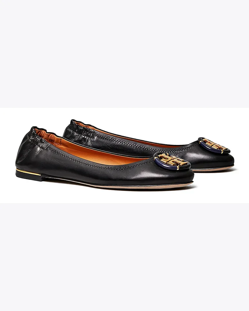 Tory Burch Ballerina Mit Mehrfarbigem Logo Perfect