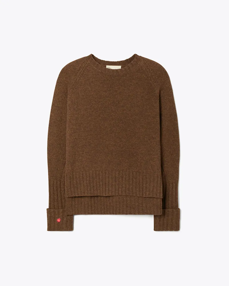 Tory Burch Pullover aus Merinowolle Dark