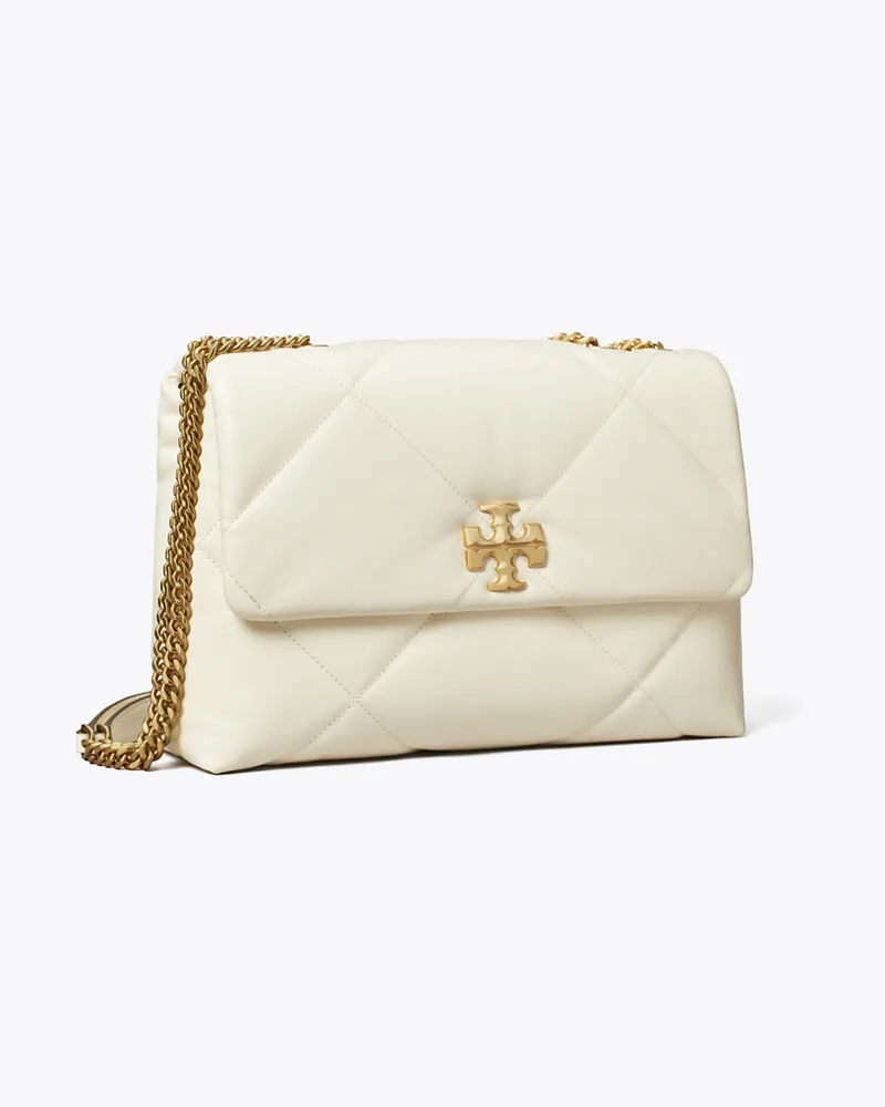 Tory Burch Damen Wandelbare Kira Schultertasche mit Rautensteppung Warm