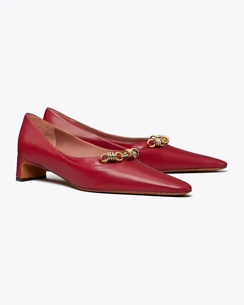 Tory Burch Runway Chain Pump Dark