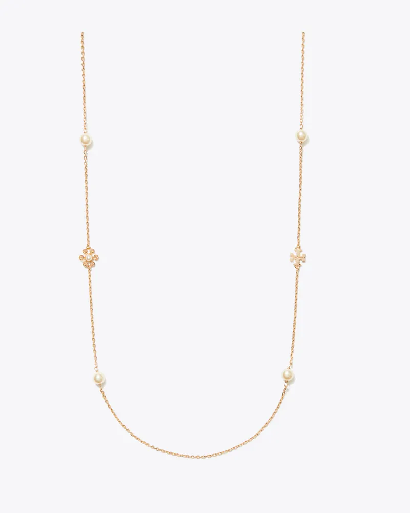 Tory Burch Moondance Long Flower Necklace Tory