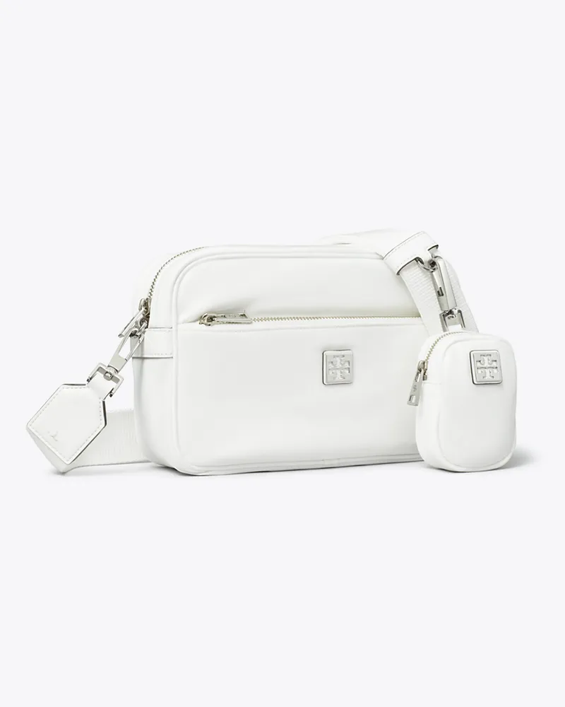Tory Burch Damen Virginia Schultertasche Snow