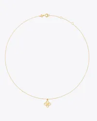 Tory Burch Kira Clover Pendant Necklace Tory