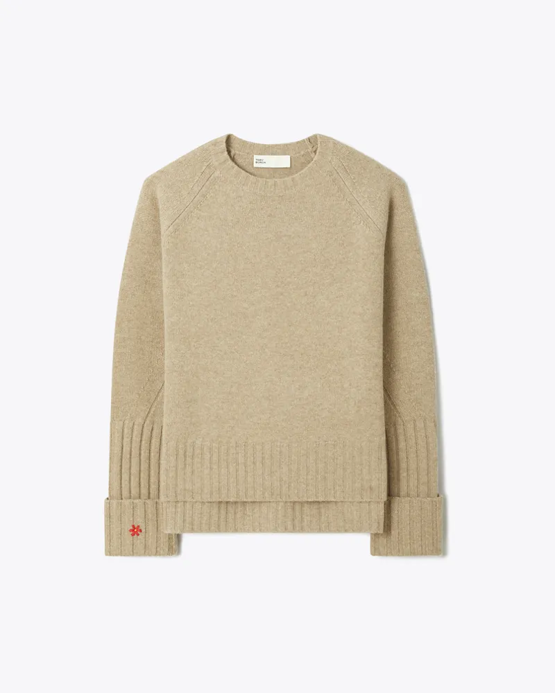 Tory Burch Damen Pullover aus Merinowolle Melange