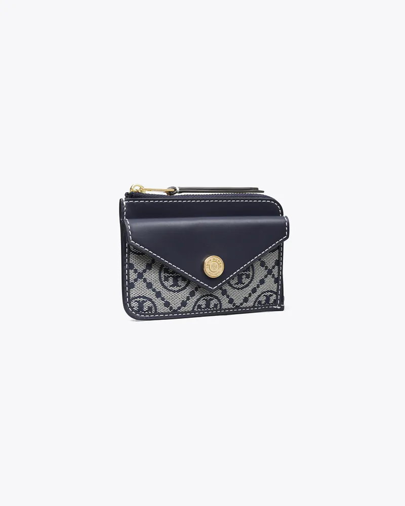 Tory Burch Damen T Monogram Zip Card Case Tory