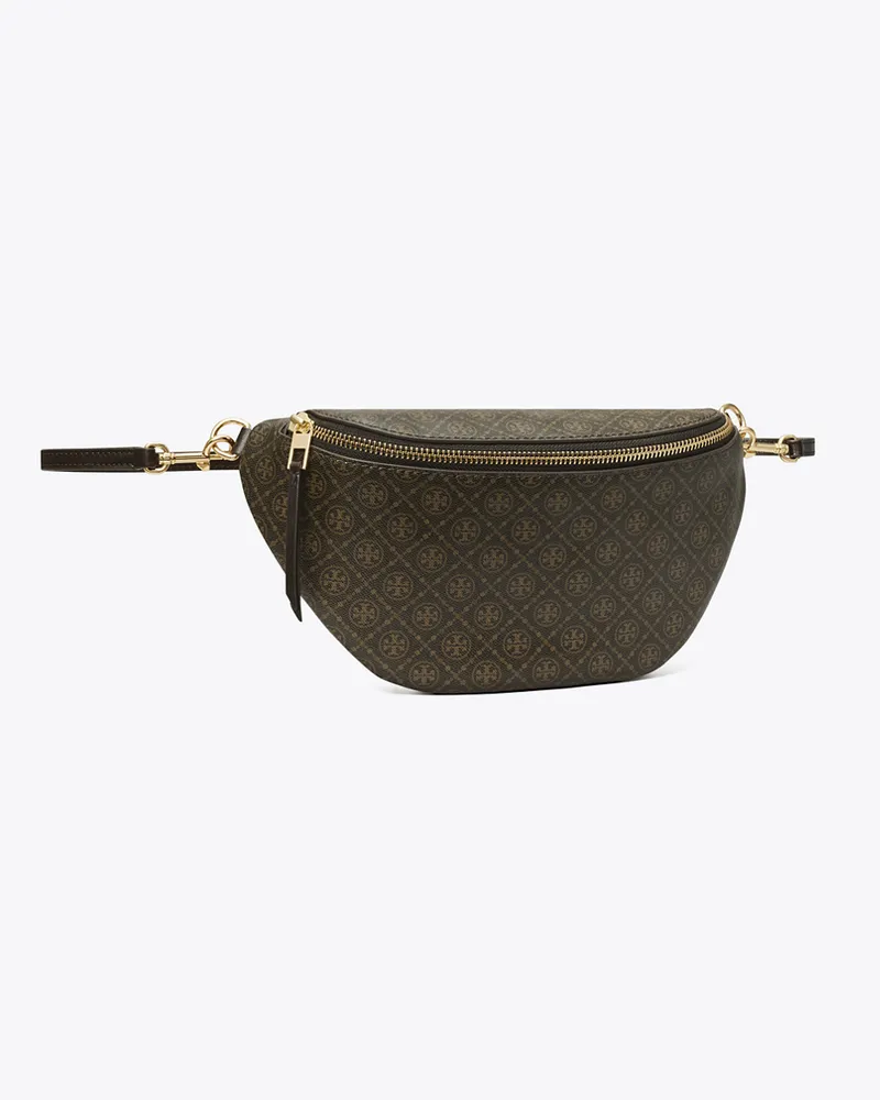 Tory Burch Damen Gürteltasche aus beschichtetem Canvas mit T-Monogramm French
