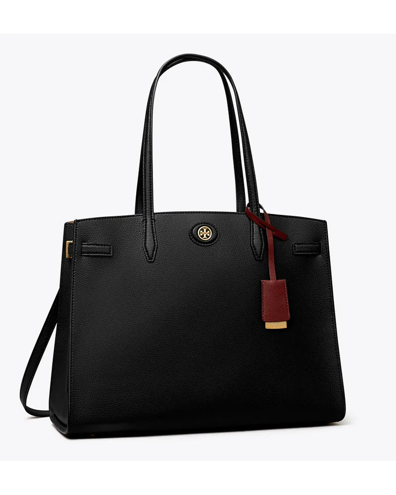 Tory Burch Robinson Satchel Black