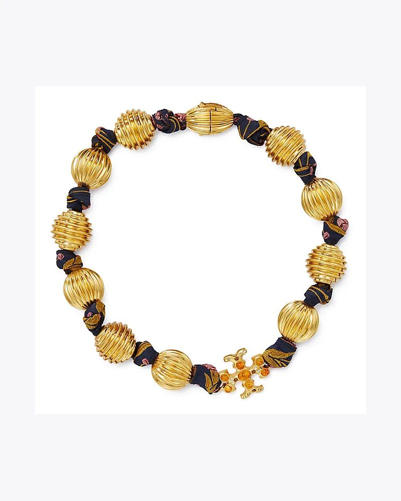 Tory Burch Geriffelte Roxanne Halskette 