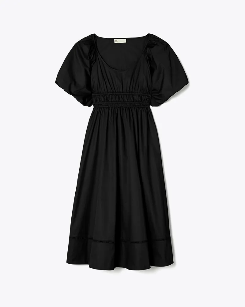 Tory Burch Damen Kleid mit U-Ausschnitt in Schwarz Black