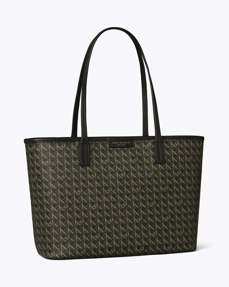 Tory Burch Damen Kleine Ever-Ready Tote Bag mit Reißverschluss in Schwarz Black