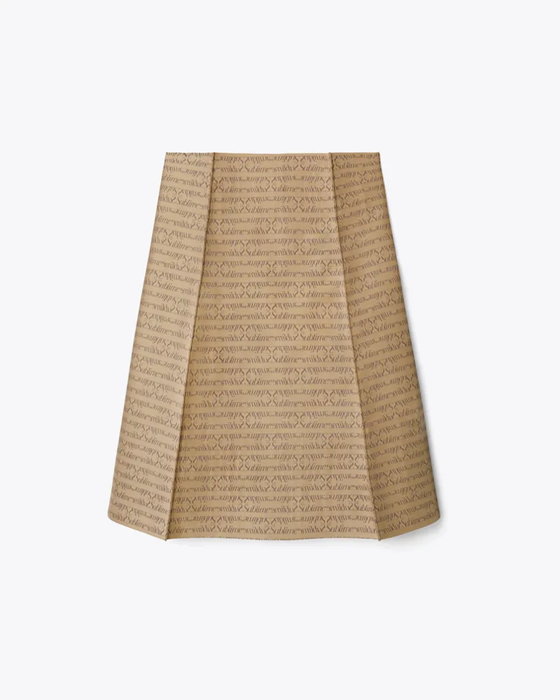 Tory Burch Damen Sublime Jacquardrock Beige
