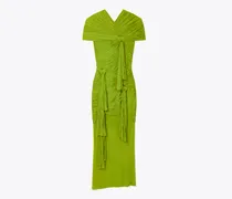 Damen Kleid aus Viskose mit Zierknoten