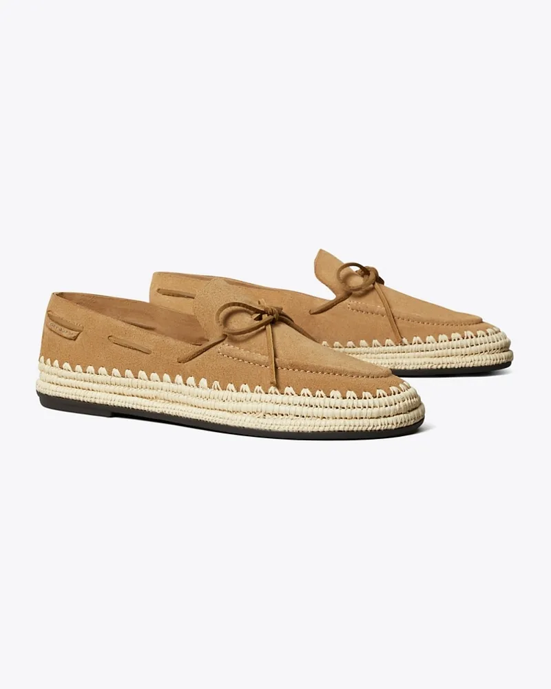 Tory Burch Der Boaty aus Raffiabast Amber