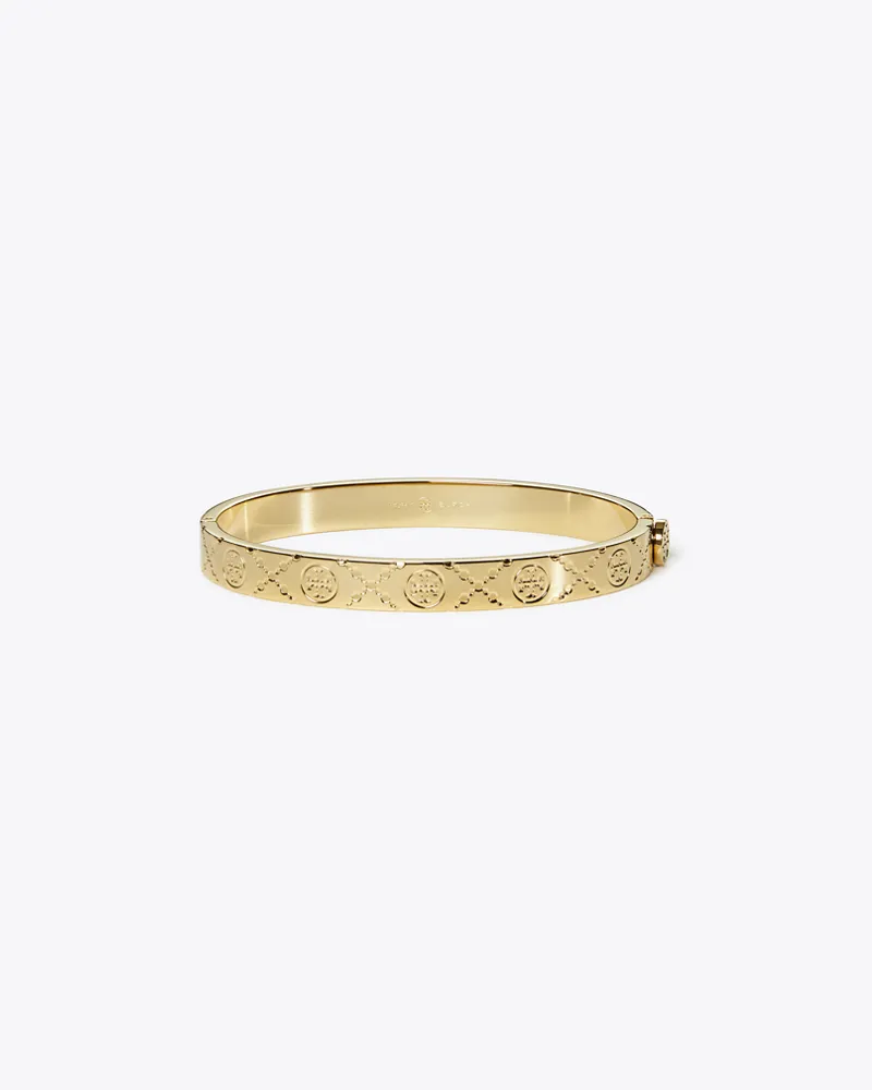 Tory Burch Damen Scharnierarmreif mit T-Monogramm Tory