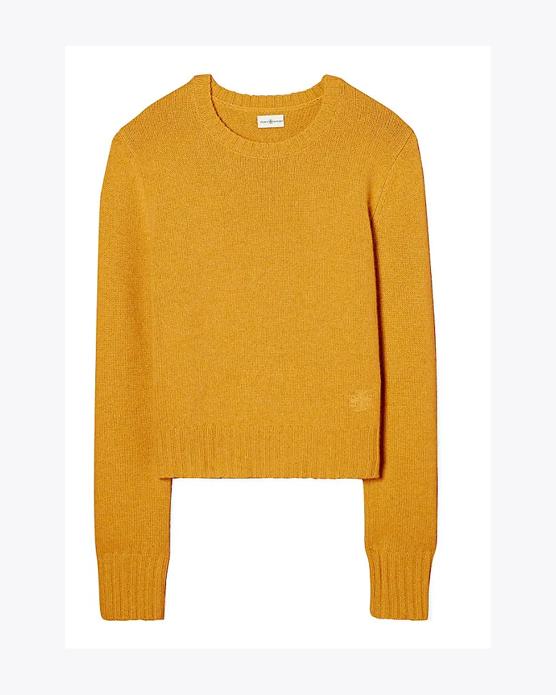 Tory Sport Luxe Kaschmirpullover Mit Rundhalsausschnitt Sun