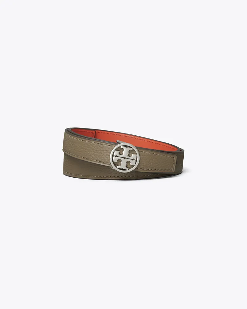 Tory Burch Damen 2,5 cm breiter Miller Wendegürtel Wild