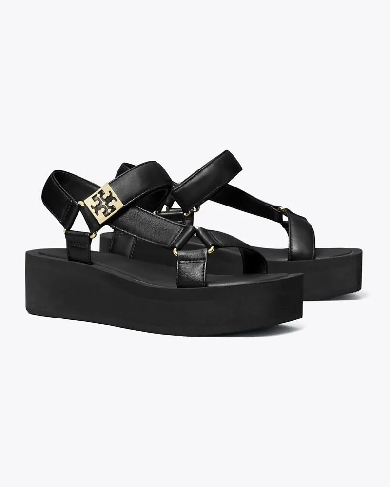 Tory Burch Damen Mellow Plateau-Sandale Perfect