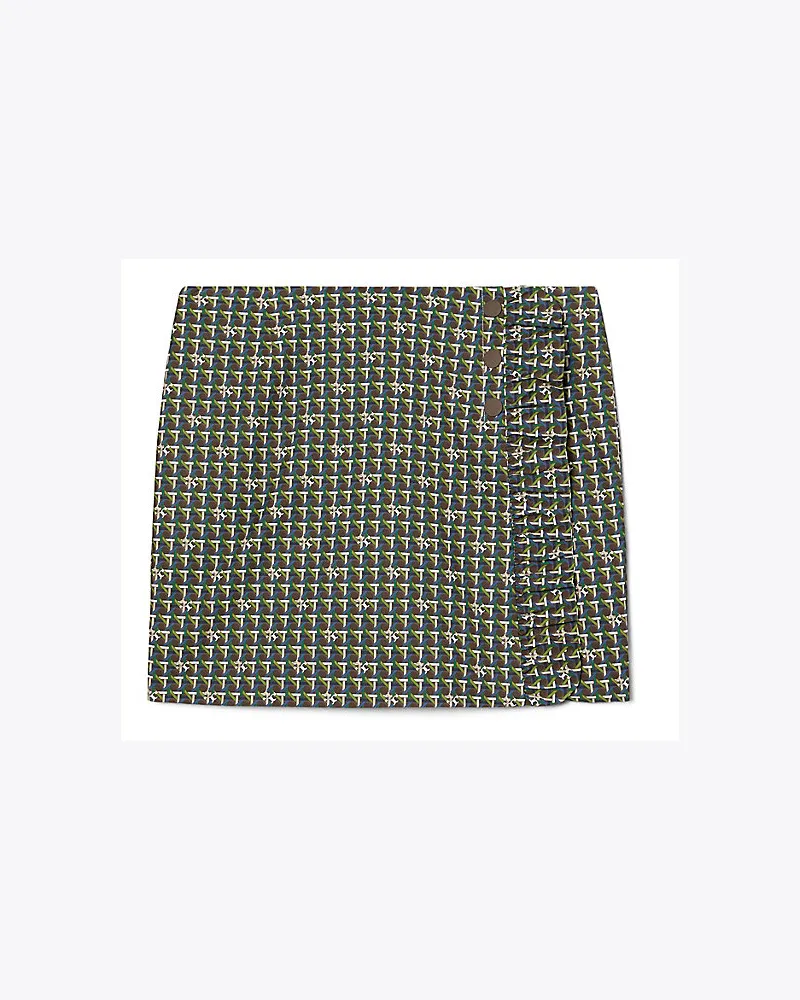 Tory Sport Bedruckter Golfskort Mit Raffung Dark