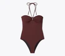 Damen Badeanzug mit Nackenträger