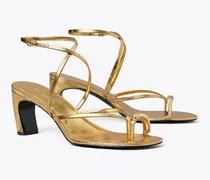 Damen Riemchensandalette mit Piercingdetail
