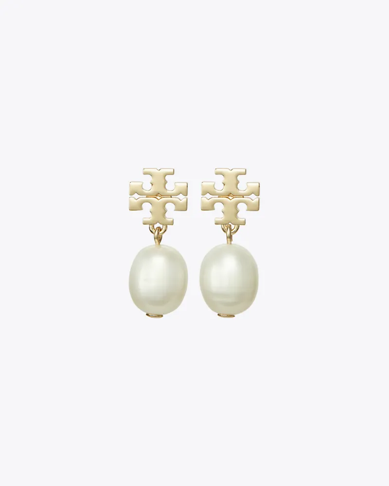 Tory Burch Damen Kira Hängeohrring mit Perle Tory