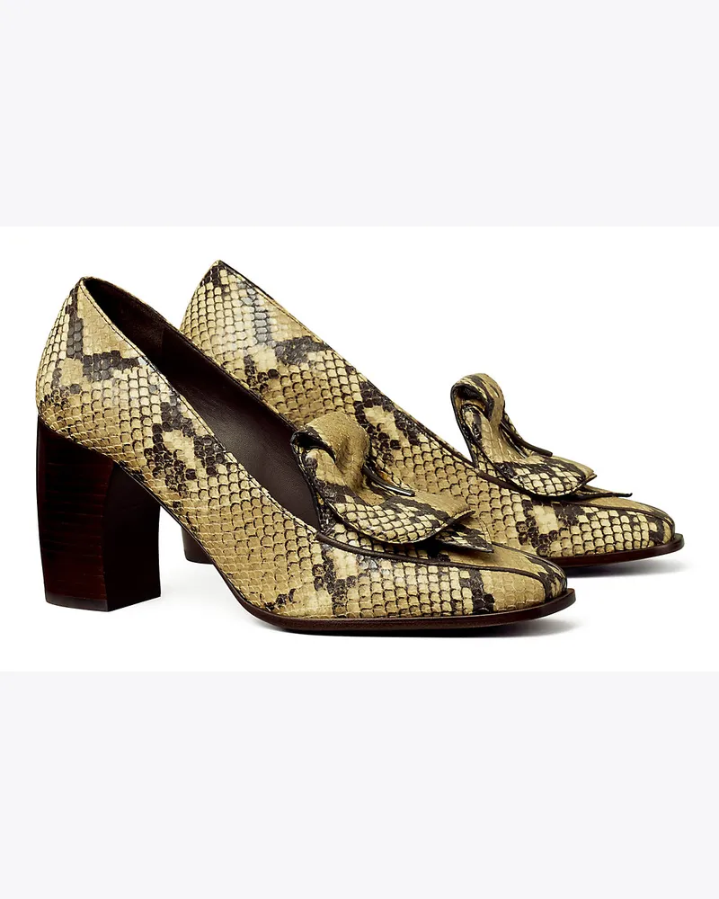 Tory Burch Loafer Mit Schnalle Und Absatz Pale