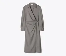 Damen Wickelkleid aus Wolle