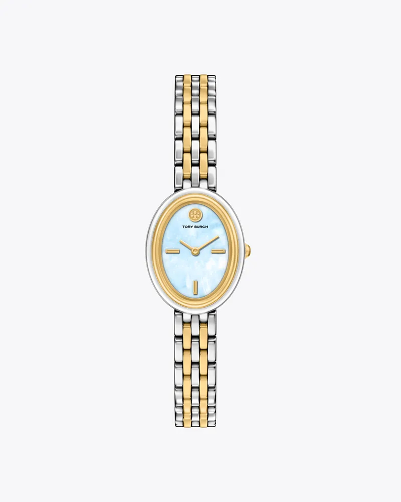 Tory Burch Damen Ovale Armbanduhr Light