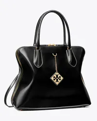 Tory Burch Swing Satchel Black