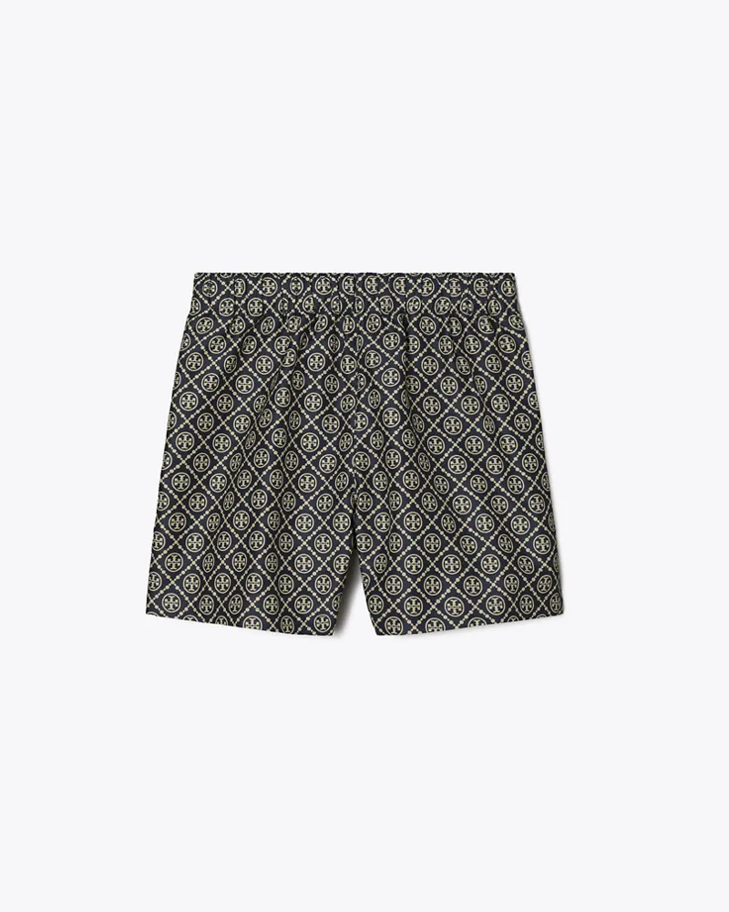 Tory Burch Damen Jacquard-Shorts mit T-Monogramm in Blau Tory