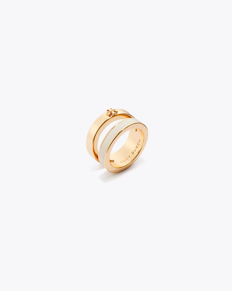 Tory Burch Icon Doppelring aus Emaille Tory