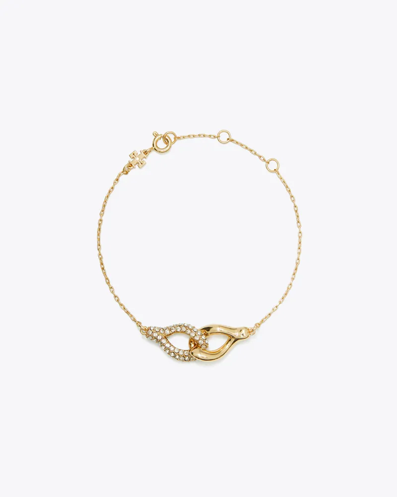 Tory Burch Damen Verschlungenes Wünschelruten-Armband Tory