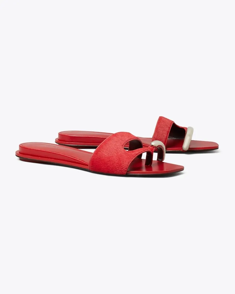 Tory Burch Slide mit Piercingdetail Toucan