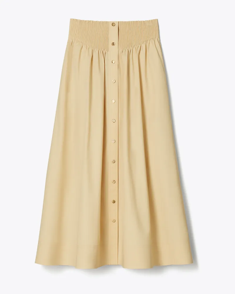 Tory Burch Damen Popelinerock Soapstone