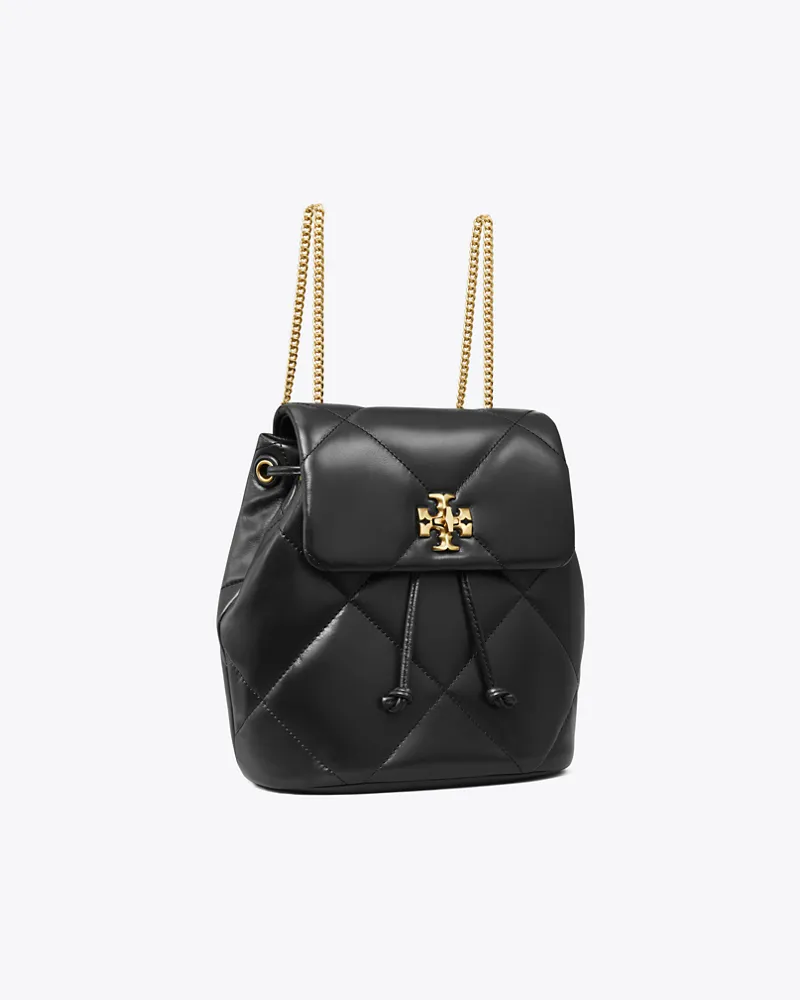 Tory Burch Damen Kira Mini-Rucksack mit Rautensteppung Black