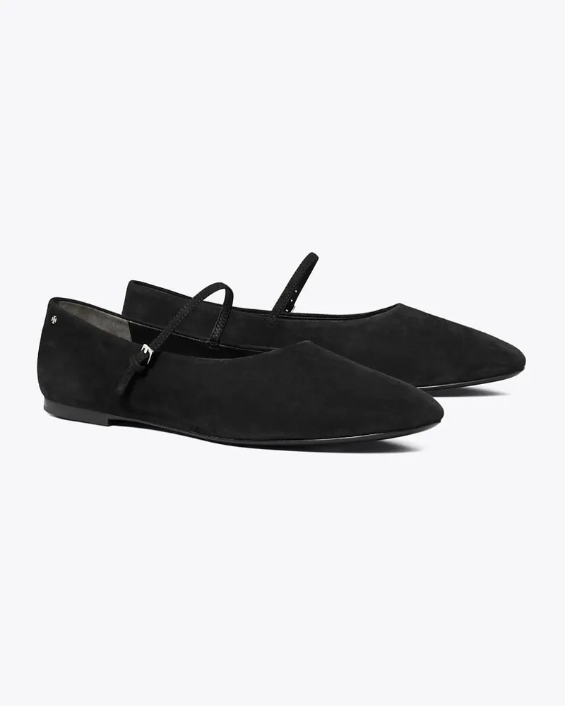 Tory Burch Damen Mary-Jane-Flat Black