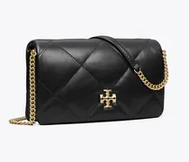 Damen Kira Geldbörse mit Rautensteppung und Kette